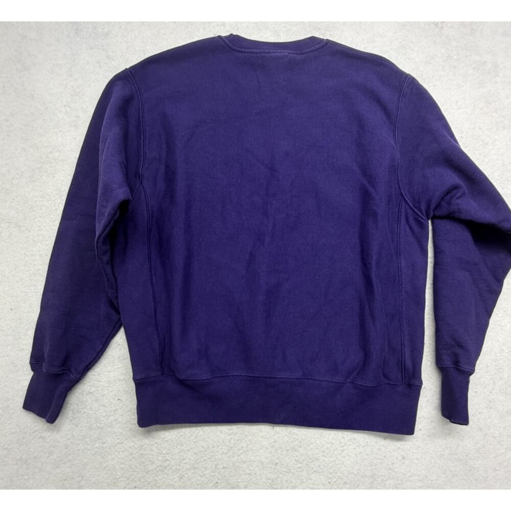 LSU Tigers Vintage 90s Sweatshirt Large Purple Fleece College Sports - Picture 8 of 8